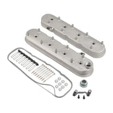 GM LS Natural cast aluminum high bonnet with coil mounting